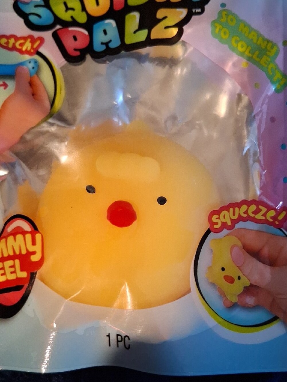 Yellow Gummy Feel Kids Toy - Picture 2 of 3